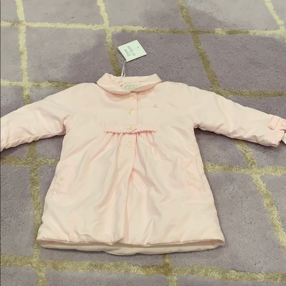 Lightly lined button down jacket